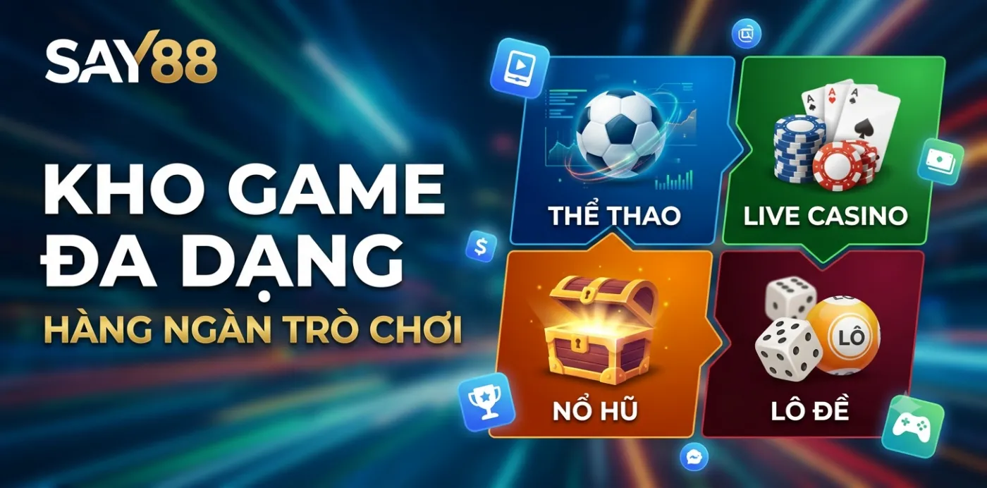 Kho game say88 vô cùng hấp dẫn